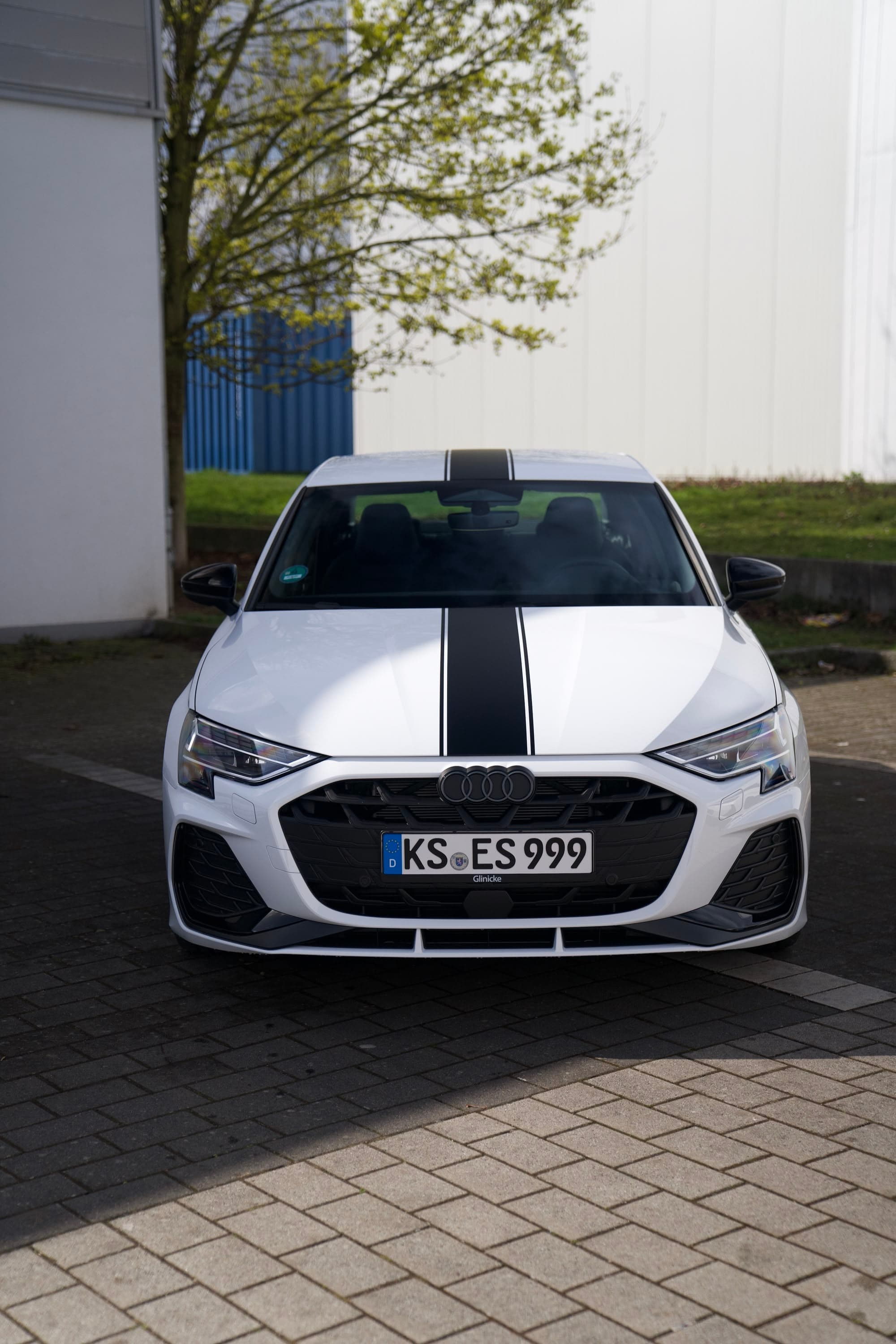 Fahrschulauto Audi A3 S line von vorne
